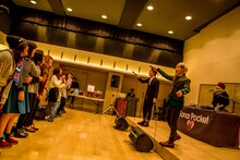 ソナーポケットのスペシャルライブの様子。