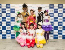 ももいろクローバーZとキング・クリームソーダ。