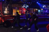 「ラッスンゴレライ~クラブ Remix~featuring AFRA & エグスプロージョン」撮影時の様子。