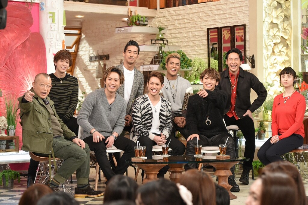 「A-Studio」出演時の三代目 J Soul Brothers。 (c)TBS