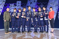 今週の人気画像3位は「三代目JSB『A-Studio』で緊張の初ライブ秘話＆スタジオライブ」より、「A-Studio」出演時の三代目 J Soul Brothers。 (c)TBS