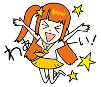 LINEスタンプ「でんぱ組.inc（byでんぱの神神）」サンプル画像 (c)テレビ朝日