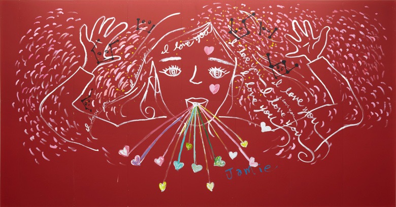 大宮エリーの絵画作品。(c)Ellie Omiya
