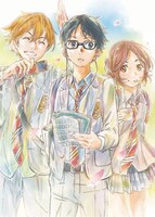 アニメ「四月は君の嘘」DVD / Blu-rayジャケット
