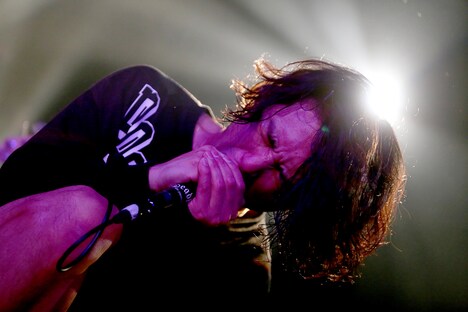 Crystal LakeのRyo Kinoshita（Vo）。（Photo by kohei suzuki）