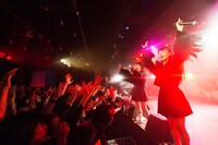 「黒い羽集金ツアー」ファイナル公演の様子。（撮影：津田ひろき）