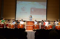 「『倭-YAMATO-の太鼓塾』の授業」2時限目の様子。