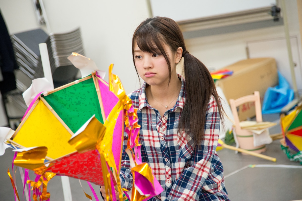 【カタオモイ.net】プロデュース公演「灯籠」の稽古中の高木悠未。