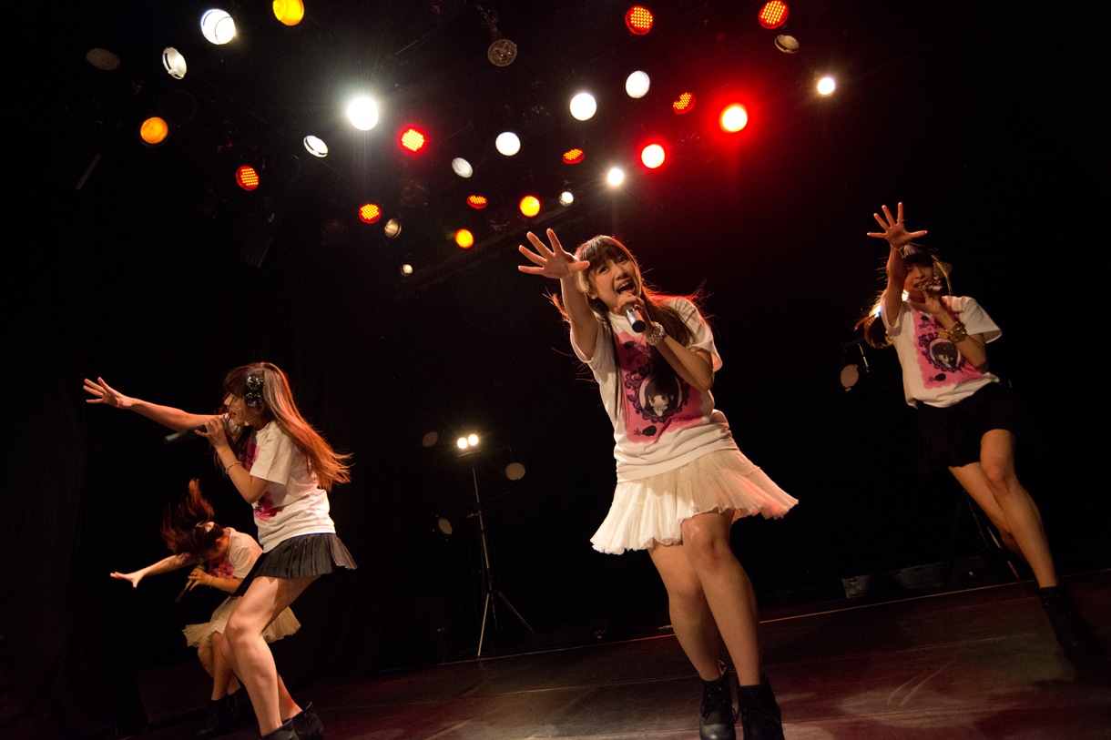 GALETTe保坂朱乃卒業ライブ「卒業～新たなスタートへ!!」の様子。