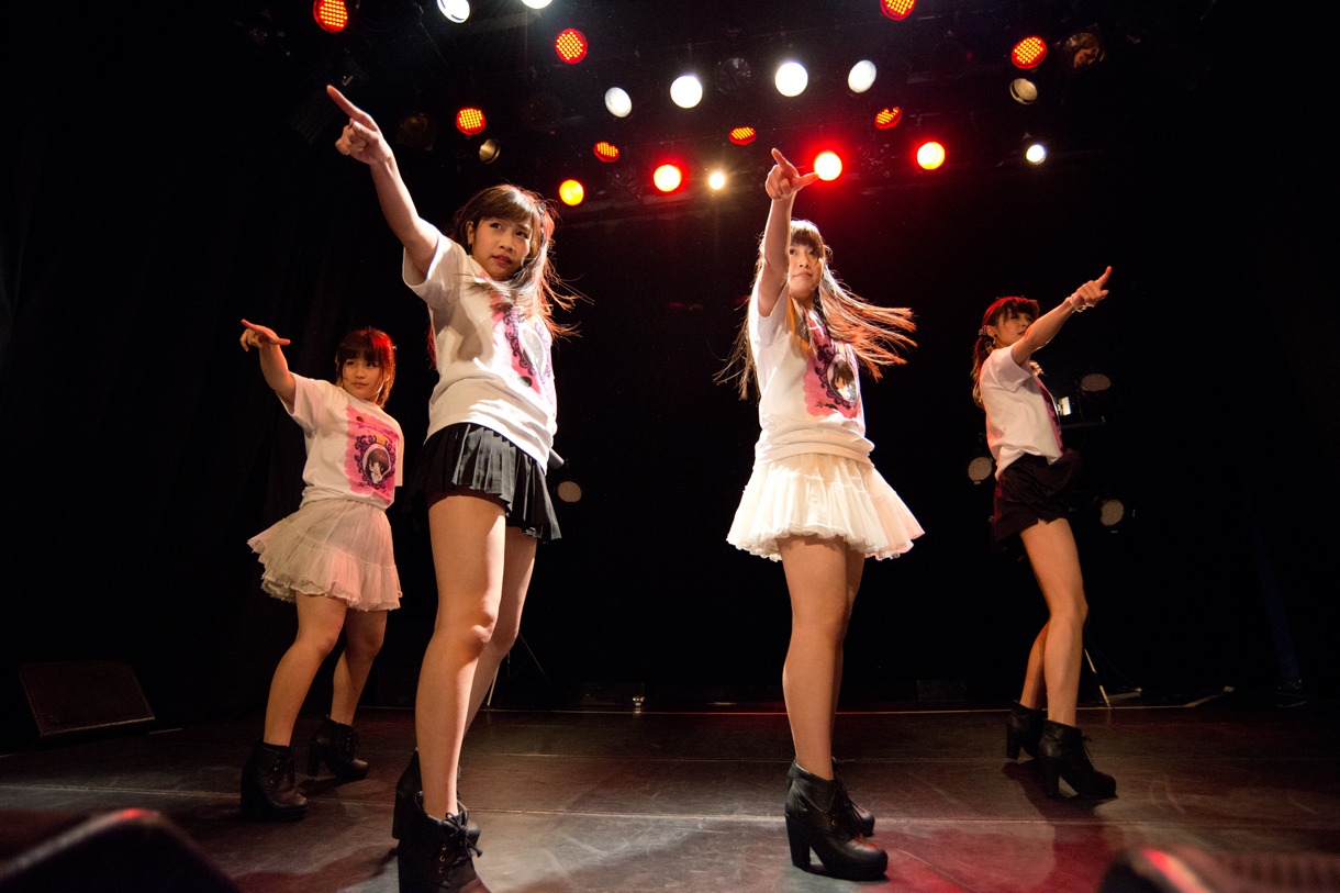 GALETTe保坂朱乃卒業ライブ「卒業～新たなスタートへ!!」の様子。