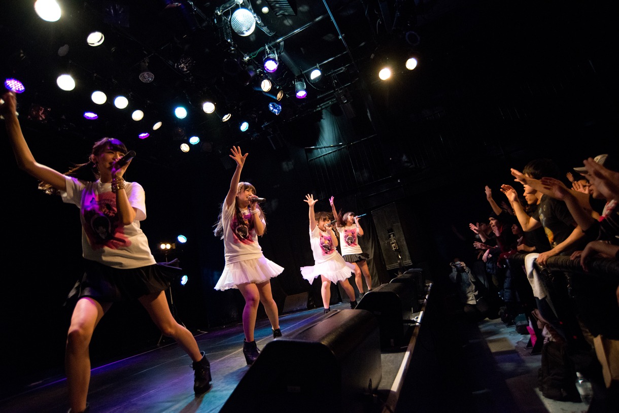 GALETTe保坂朱乃卒業ライブ「卒業～新たなスタートへ!!」の様子。
