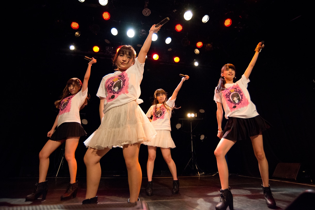 GALETTe保坂朱乃卒業ライブ「卒業～新たなスタートへ!!」の様子。
