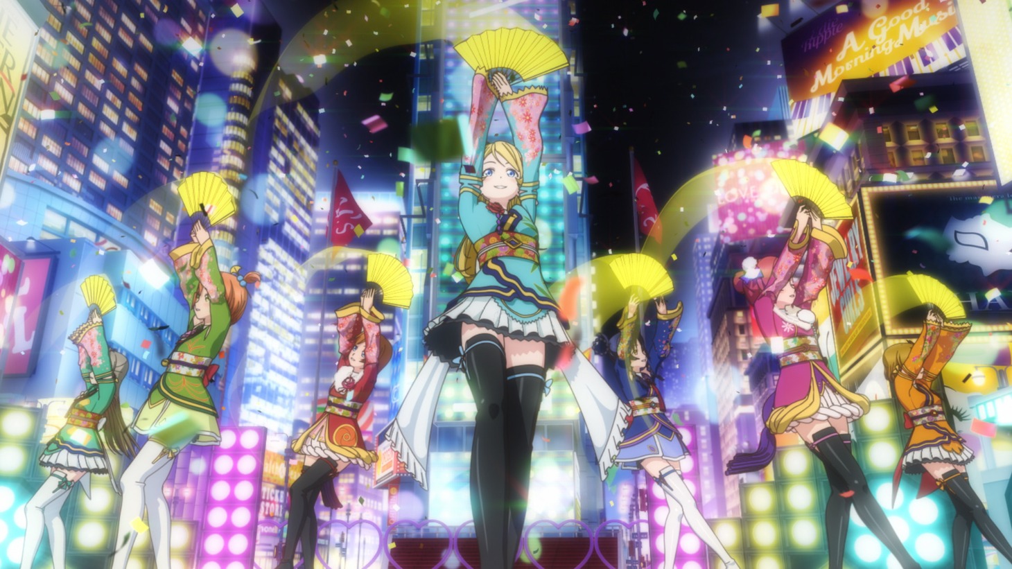 「ラブライブ！The School Idol Movie」特報映像のワンシーン。