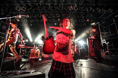 髭「『素敵な闇』TOUR」東京・LIQUIDROOM公演の様子。（撮影：梅田航）