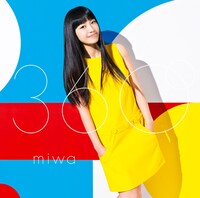 miwa「360°」初回限定盤ジャケット