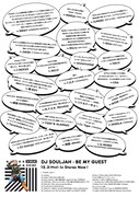 「DJ SOULJAH "BE MY GUEST" Release Party」フライヤー裏面