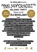 「DJ SOULJAH "BE MY GUEST" Release Party」フライヤー表面