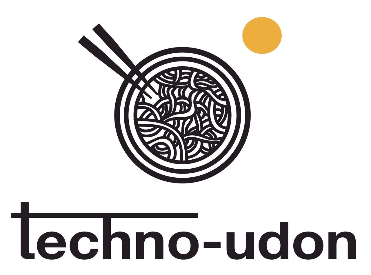 「テクノうどん」ロゴ