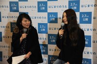 映画「はじまりのうた」について語る片平里菜。