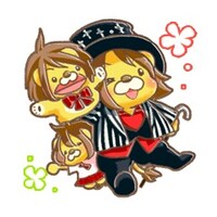 ラグベベLINEスタンプ「もちもちラグベベ“ライブにゆく”の巻」イラスト