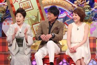 左から中村玉緒、東幹久、西川史子。(c)日本テレビ