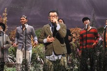 中央が槇原敬之。 (c)フジテレビ