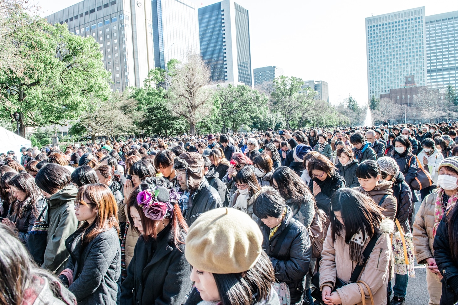 過去の「311東日本大震災 市民のつどい『Peace On Earth』」の様子。