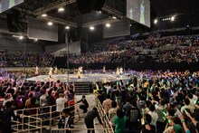 私立恵比寿中学「ブラックタイガー会員限定イベント～秘密結社の集い（内緒で来てください）～」の様子。