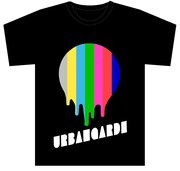 アーバンギャルド「アーバンギャルドのクリスマス～SANTACLAUS IS DEAD～」初回限定盤DVDに付くTシャツデザイン。