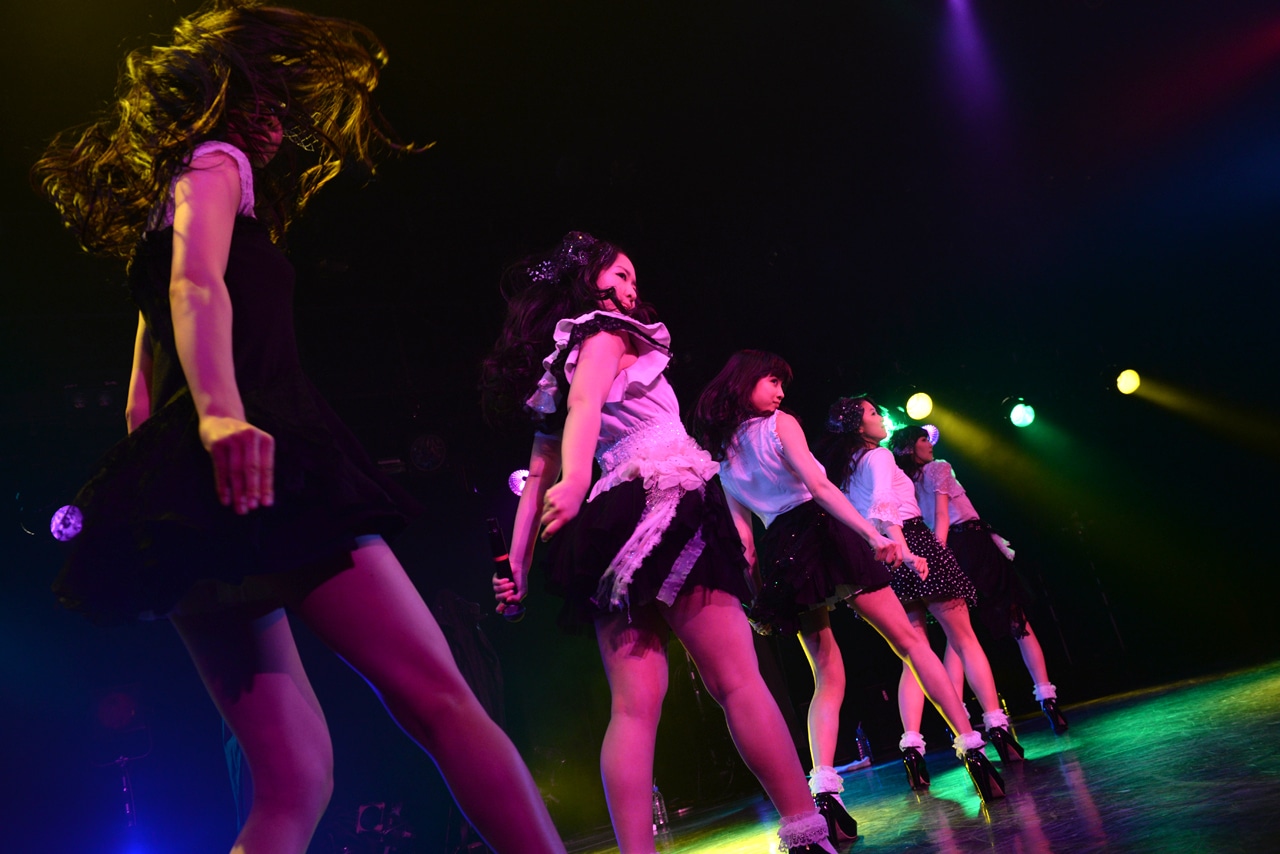 東京女子流「ザ・単ドク Vol.2」の様子。