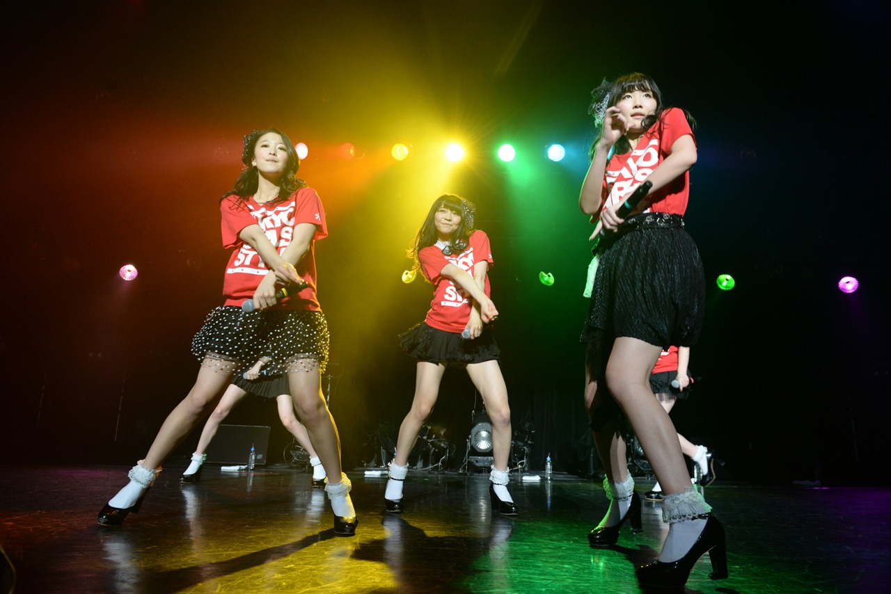 東京女子流「ザ・単ドク Vol.2」の様子。
