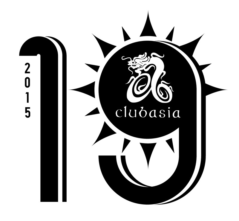 「clubasia 19th Anniversary」ロゴ