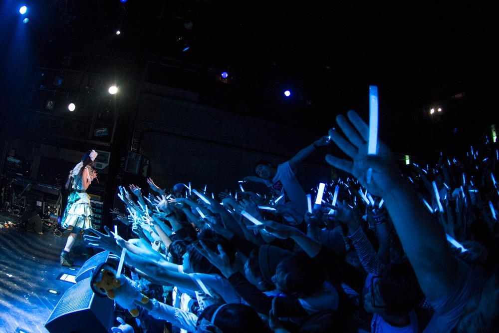 「Yufu Terashima 1st Solo Live #Yufu Flight」の様子。