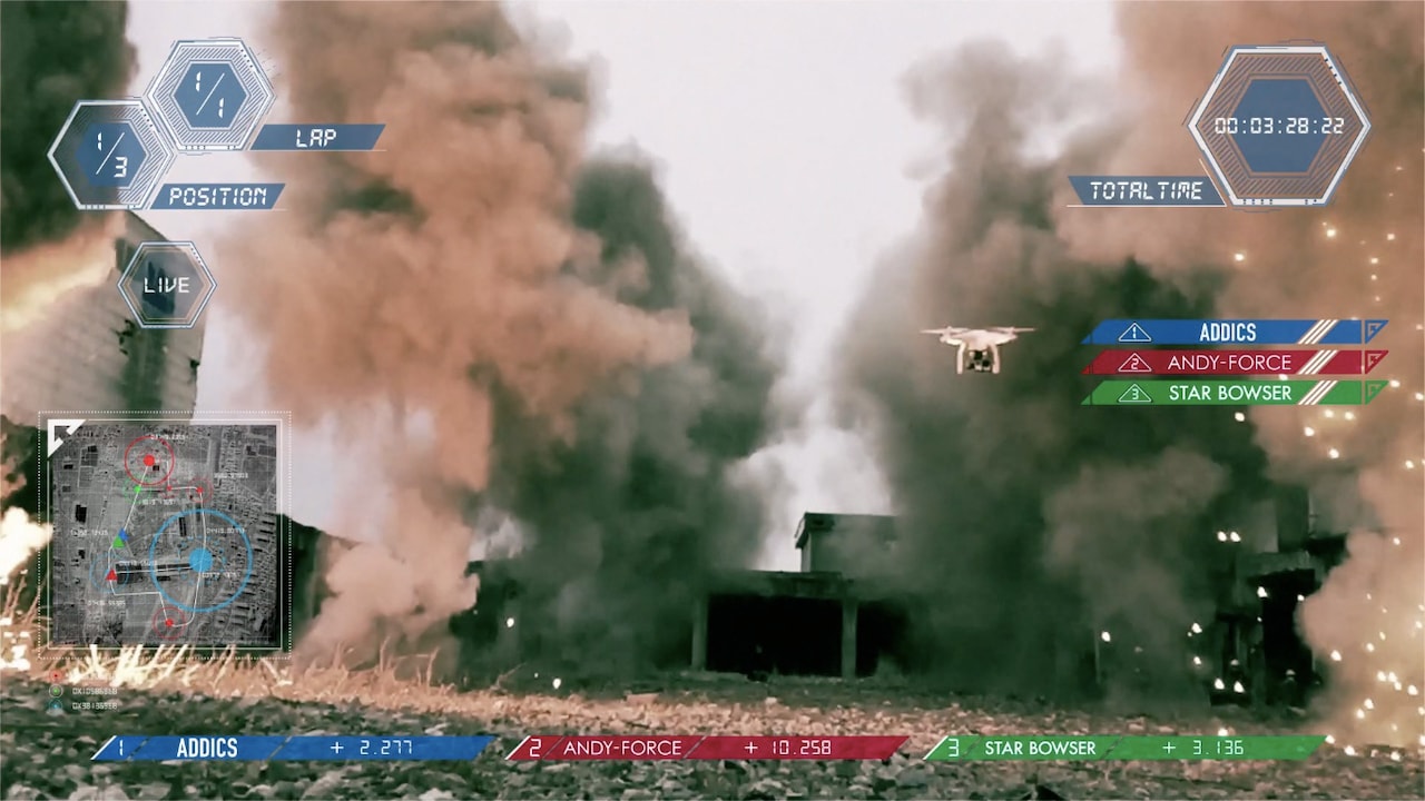 CAPSULE新曲PV、関和亮×真鍋大度が構築するドローンレース