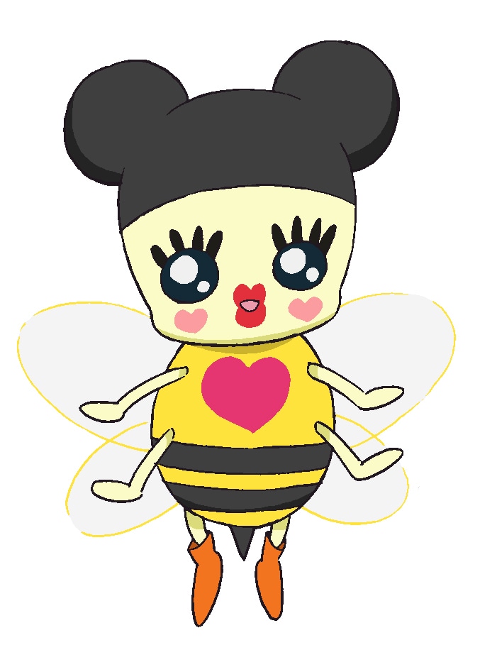 飯窪春菜のイラストをもとにした妖精キャラクター。(c)2015 映画プリキュアオールスターズSC製作委員会