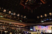 「第48回 NHK福祉大相撲」の様子。