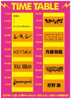 「ビクターロック祭り2015」タイムテーブル