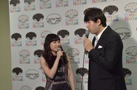 ななみのインタビューの様子。