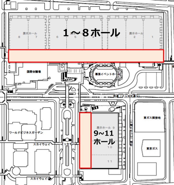 「まるなげストリート」開催場所