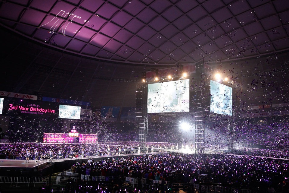 乃木坂46「乃木坂46 3rd YEAR BIRTHDAY LIVE」アンコールの様子。