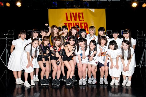 アップアップガールズ（仮）、lyrical school、アイドルネッサンス。