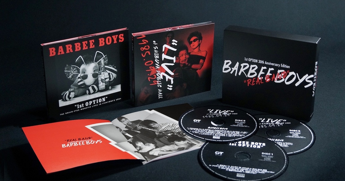 BARBEE BOYSデビュー30周年盤に初期ライブ音源全編ノーカット収録 