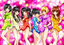 中川翔子によるでんぱ組.incの“パンチラ風”イラスト。