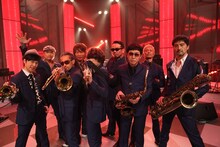 「MUSIC FAIR」出演時の東京スカパラダイスオーケストラ。 (c)フジテレビ