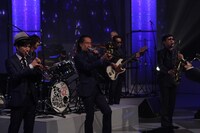 「MUSIC FAIR」出演時の東京スカパラダイスオーケストラ。 (c)フジテレビ