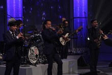 「MUSIC FAIR」出演時の東京スカパラダイスオーケストラ。 (c)フジテレビ