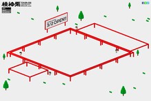 ももいろクローバーZ「バーチャルボーイひろしと観るバーチャル桃神祭」のサンプル画面。