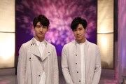 「MUSIC FAIR」出演時の東方神起。 (c)フジテレビ