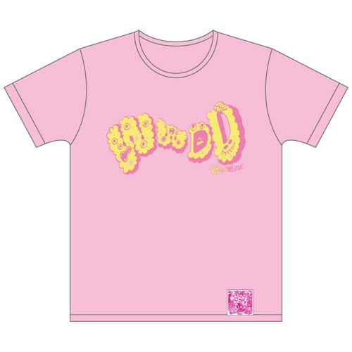 でんぱ組.inc「WWD 大冒険 TOUR オリジナルロゴTシャツ（ピンク）」