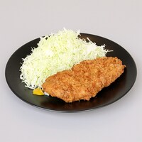 「レコード風とんかつ皿」の盛りつけ例。(c)イーピャオ・小山ゆうじろう / 集英社